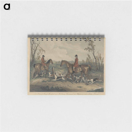 アートメモ帳-Huntsman and Whipper-In to the Melton Hounds
 - イェール大学アートギャラリー Memo.