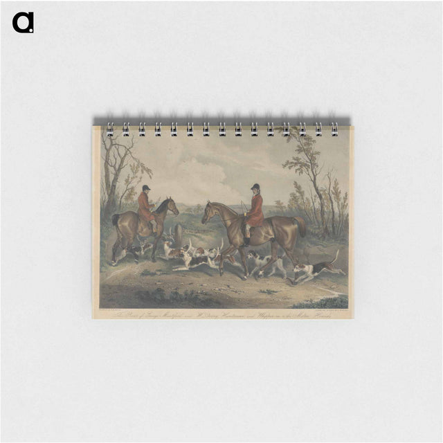 アートメモ帳-Huntsman and Whipper-In to the Melton Hounds
 - イェール大学アートギャラリー Memo.