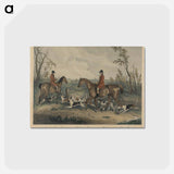 アートポストカード-Huntsman and Whipper-In to the Melton Hounds
 - イェール大学アートギャラリー Postcard.
