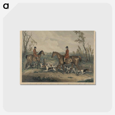 アートポストカード-Huntsman and Whipper-In to the Melton Hounds
 - イェール大学アートギャラリー Postcard.