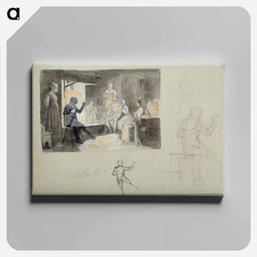 アートパネル-Pistol´s tales, composition study i - アルバート エーデルフェルト Canvas.