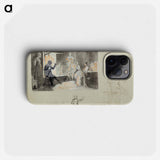 Pistol´s tales, composition study i - アルバート エーデルフェルト Phone Case.