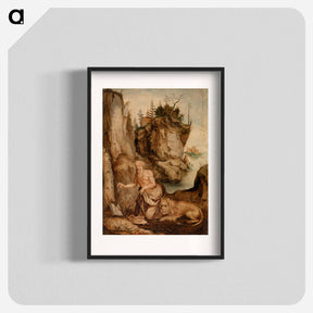 アートポスター-Saint Jerome and the Lion
 - バーンズ・コレクション Poster.