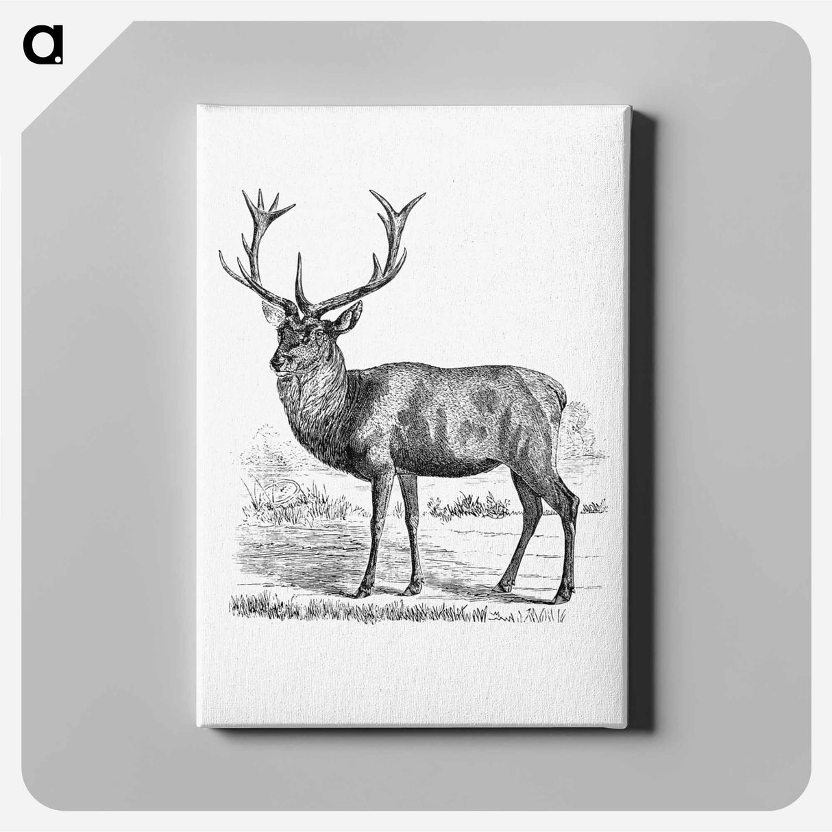アートパネル-Red Deer
 - 大英図書館 Canvas.