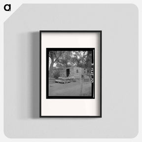 アートポスター-People living in miserable poverty. Elm Grove, Oklahoma County, Oklahoma. - ドロテア ラング Poster.