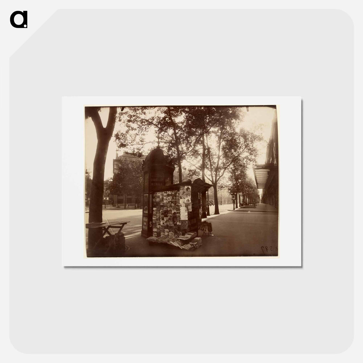 アートポストカード-A Corner of the boulevard de la Madeleine
 - ウジェーヌ アジェ Postcard.