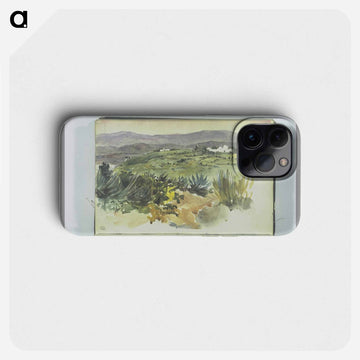 Landscape near Tangier - ウジェーヌ ドラクロワ Phone Case.
