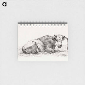 アートメモ帳-Lying cow - ジャン ベルナール Memo.