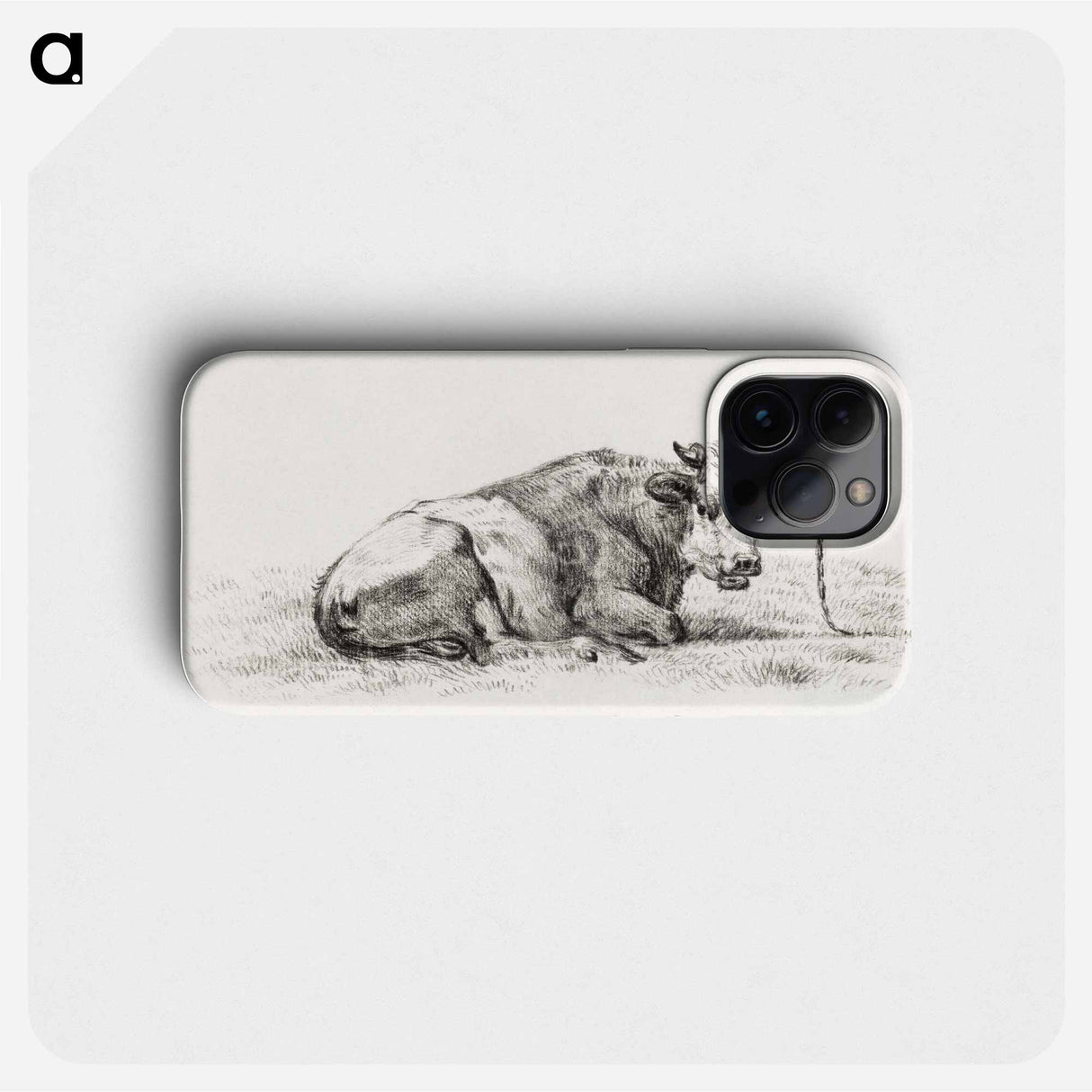 Lying cow - ジャン ベルナール Phone Case.