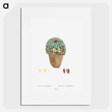 Cactus Mammillaria - ピエール ジョゼフ ルドゥーテ Poster.