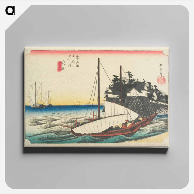 アートパネル-Kuwana, Shichiri no watashi guchi
 - 歌川 広重 Canvas.