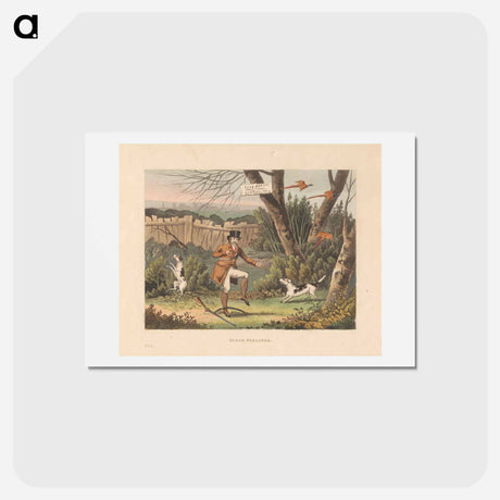 アートポストカード-Sporting Miseries, or Six Red Letter Days in the country
 - イェール大学アートギャラリー Postcard.