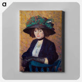 アートパネル-Woman with Green Hat
 - バーンズ・コレクション Canvas.