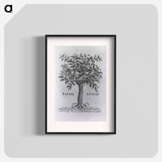 アートポスター-Printer's Mark with Holly Tree
 - 国立医学図書館 Poster.