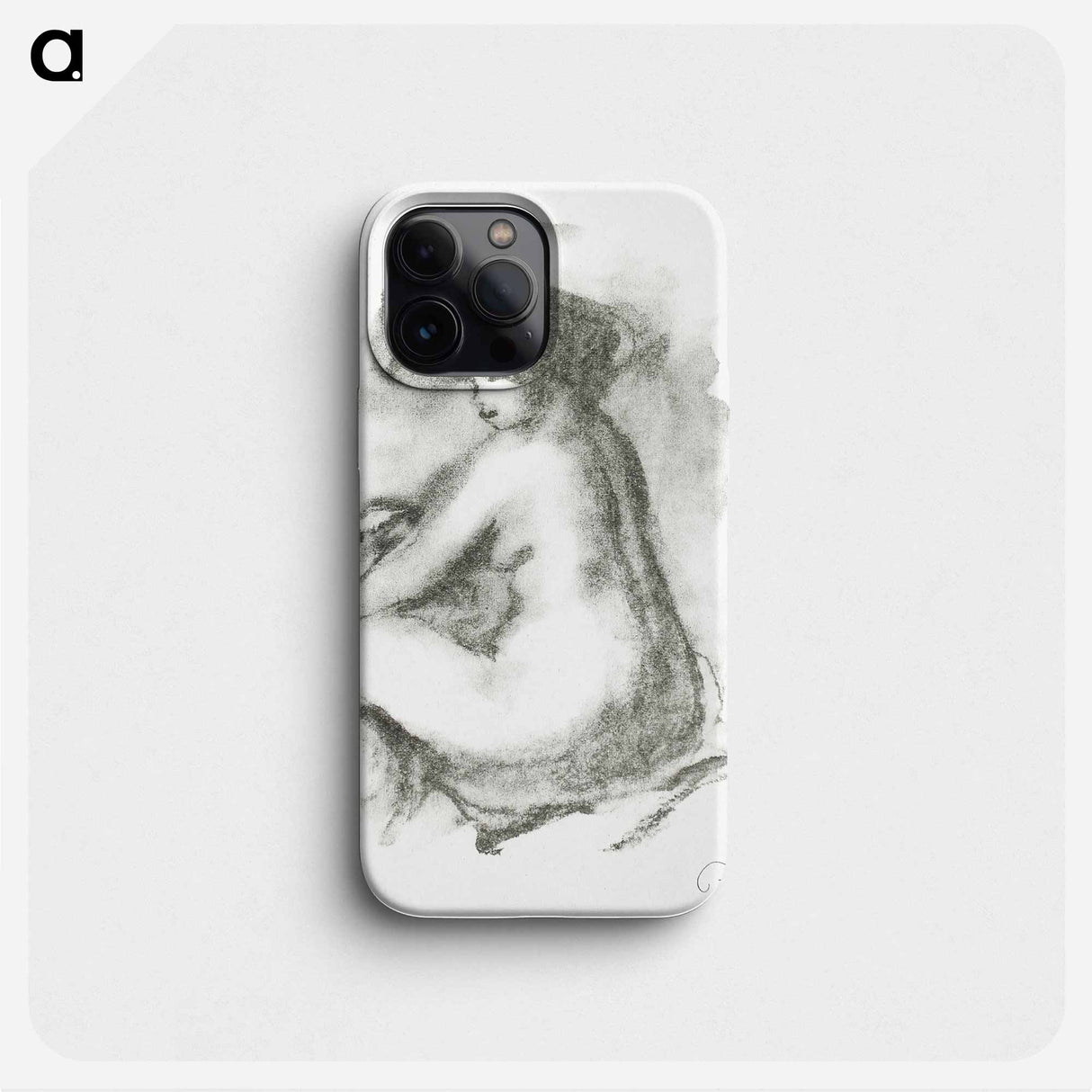 New Female Portrait, Assemble - Pierre Auguste Renoir Phone Case.