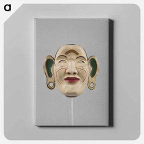アートパネル-White-Faced Ceremonial Mask
 - セントルイス美術館 Canvas.