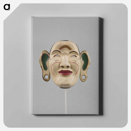 アートパネル-White-Faced Ceremonial Mask
 - セントルイス美術館 Canvas.