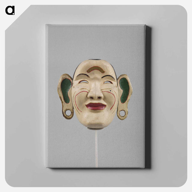 アートパネル-White-Faced Ceremonial Mask
 - セントルイス美術館 Canvas.