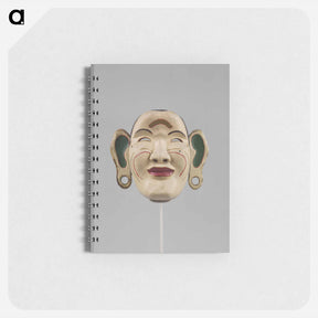 アートメモ帳-White-Faced Ceremonial Mask
 - セントルイス美術館 Memo.