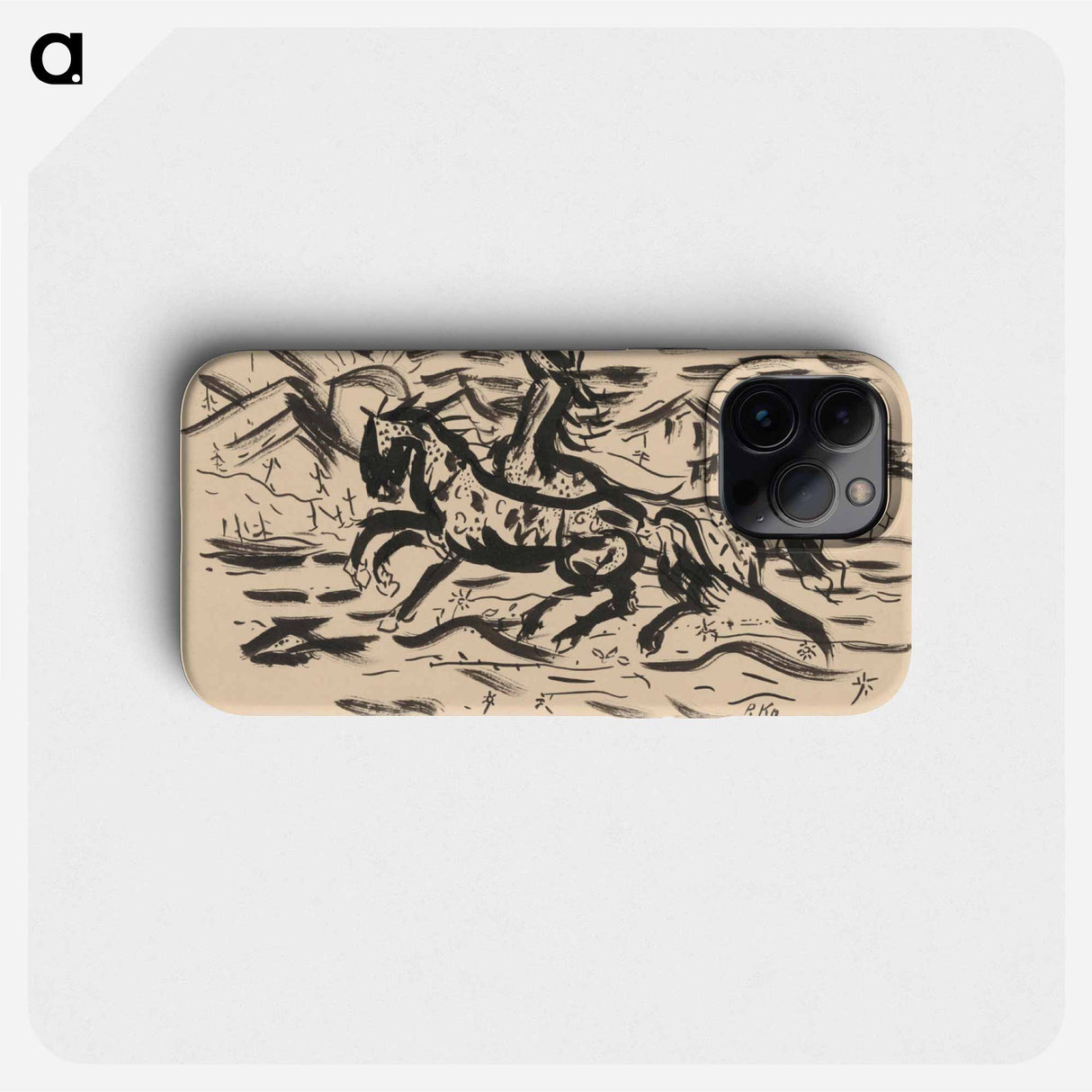 Galloping horses - アーノルド ピーター ワイズ クビンチャン Phone Case.