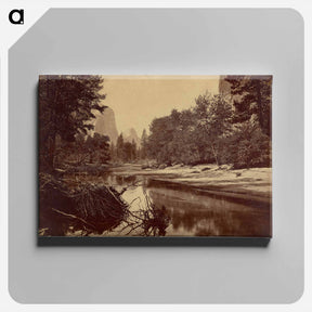アートパネル-Sylvan Bar. The Valley of the Yosemite
 - エドワード マイブリッジ Canvas.