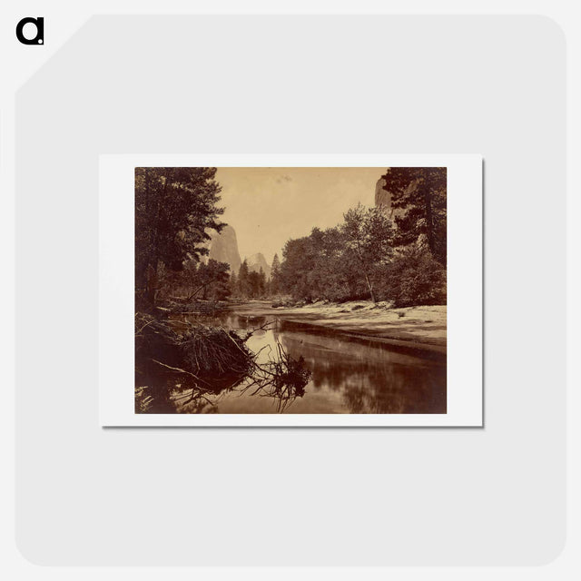 アートポストカード-Sylvan Bar. The Valley of the Yosemite
 - エドワード マイブリッジ Postcard.