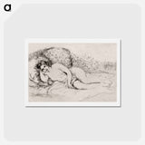 アートポストカード-Nude Woman Reclining - ピエール オーギュスト ルノワール Postcard.