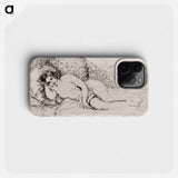 Nude Woman Reclining - Pierre Auguste Renoir Phone Case.