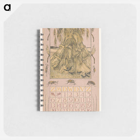 アートメモ帳-Kalenderblad juli met korenschoven - テオ ヴァン ホイテマ Memo.