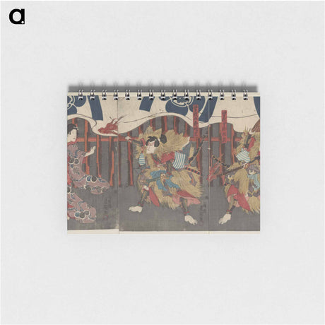 アートメモ帳-Sogano Jūrō Sukenari Soga No Gorō Tokimune Tegoshi No Sukuna
 - 歌川 国貞 Memo.
