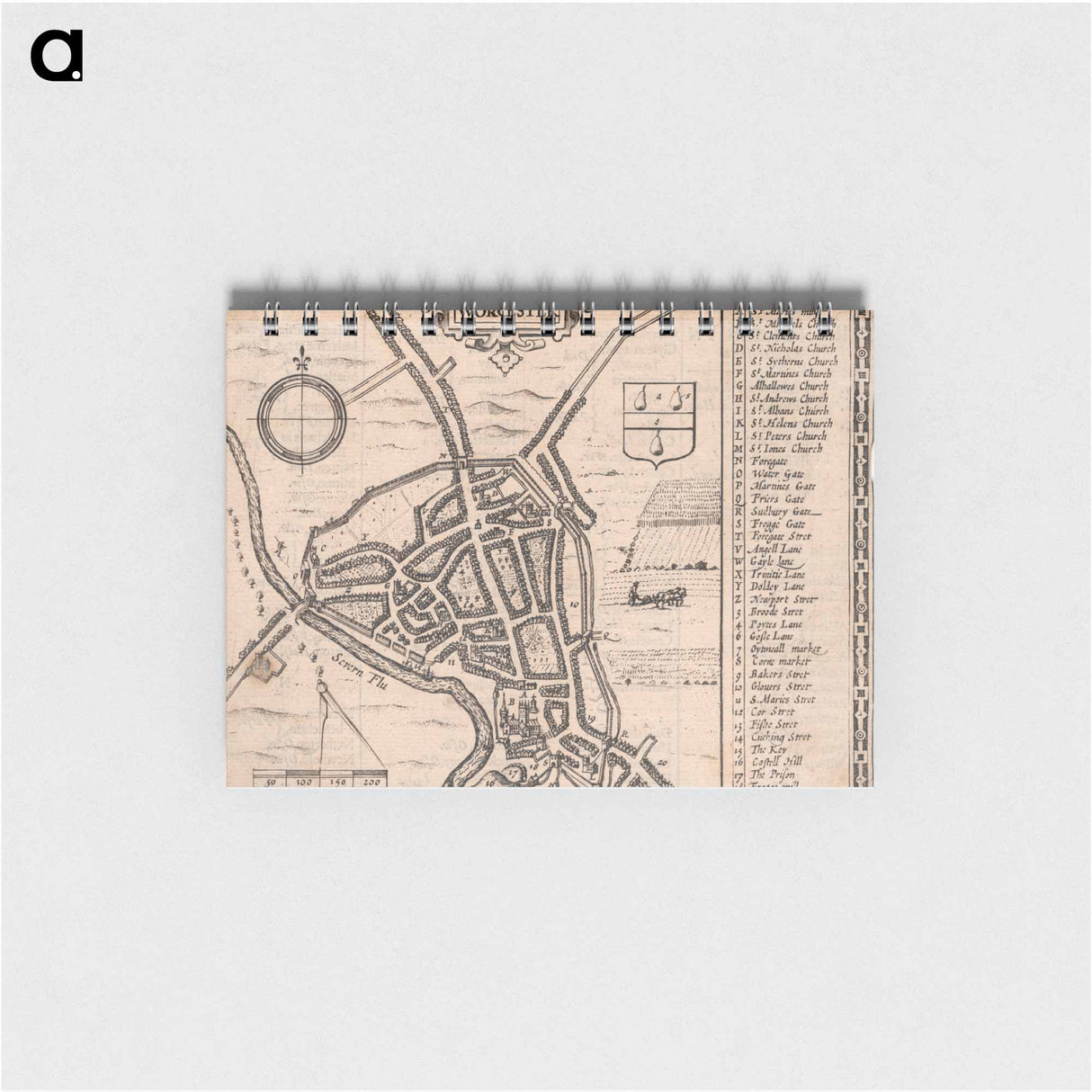 アートメモ帳-Map of Worcester
 - イェール大学アートギャラリー Memo.
