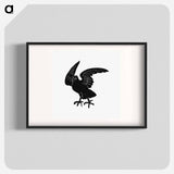 アートポスター-Engraved Crow, After a Victorian Original
 - 大英図書館 Poster.