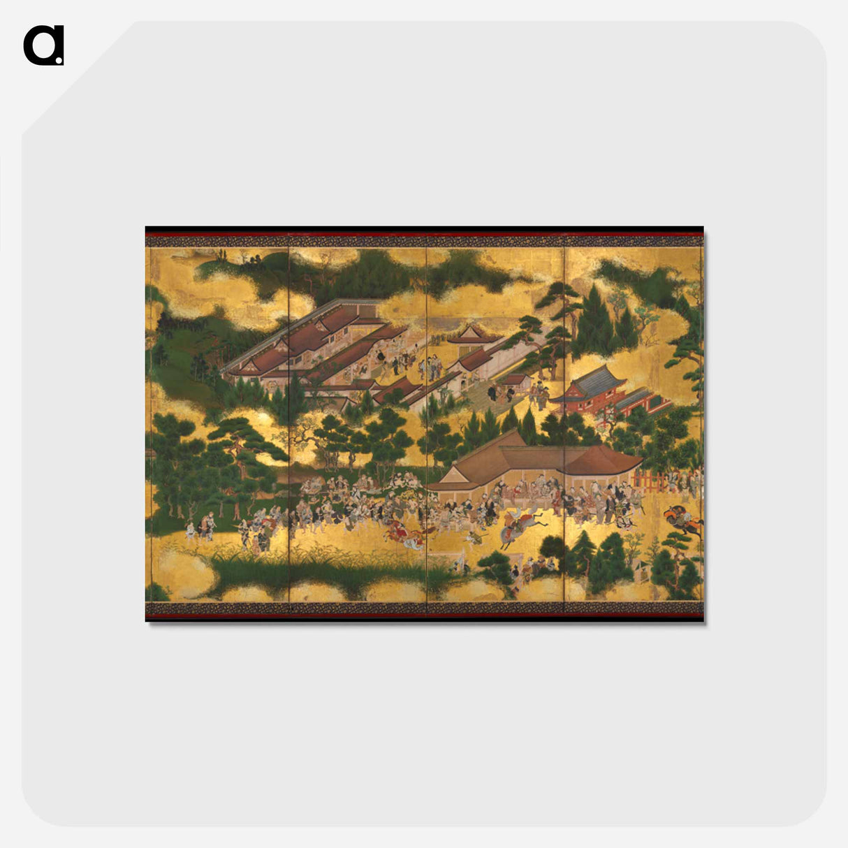 アートポストカード-Horse Race at the Kamo Shrine
 - クリーブランド美術館 Postcard.