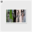 アートポストカード-Bathers by a River - アンリ マティス Postcard.