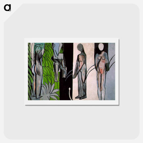 アートポストカード-Bathers by a River - アンリ マティス Postcard.