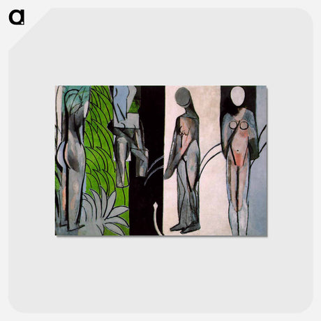 アートポストカード-Bathers by a River - アンリ マティス Postcard.