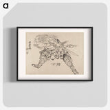アートポスター-Hokusai's Album of Sketches - 葛飾 北斎 Poster.