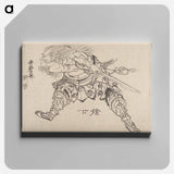 アートパネル-Hokusai's Album of Sketches - 葛飾 北斎 Canvas.