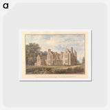 アートポストカード-South West View of Bourn Hall, Cambridgeshire; the Seat of the Right hon'ble, Earl Delawarr
 - イェール大学アートギャラリー Postcard.