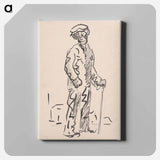 Man with a mallet - アーノルド ピーター ワイズ クビンチャン Canvas.