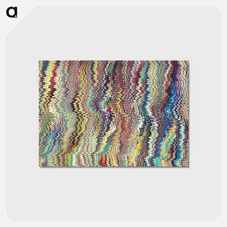 アートポストカード-Remixed Glitch Pattern
 - 大英図書館 Postcard.