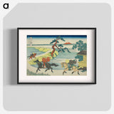 アートポスター-Hokusai's Thirty-six Views of Mount Fuji - 葛飾 北斎 Poster.