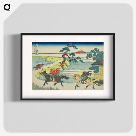 アートポスター-Hokusai's Thirty-six Views of Mount Fuji - 葛飾 北斎 Poster.