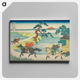 Hokusai's Thirty-six Views of Mount Fuji - Katsushika Hokusai Canvas.