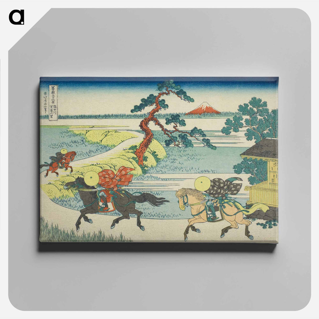 アートパネル-Hokusai's Thirty-six Views of Mount Fuji - 葛飾 北斎 Canvas.