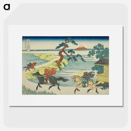 アートポスター-Hokusai's Thirty-six Views of Mount Fuji - 葛飾 北斎 Poster.