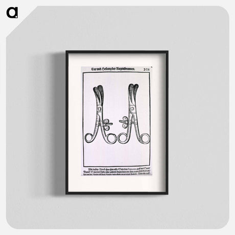 アートポスター-Eyelash Tweezers for Radical Extirpation of the Eyelashes
 - 国立医学図書館 Poster.