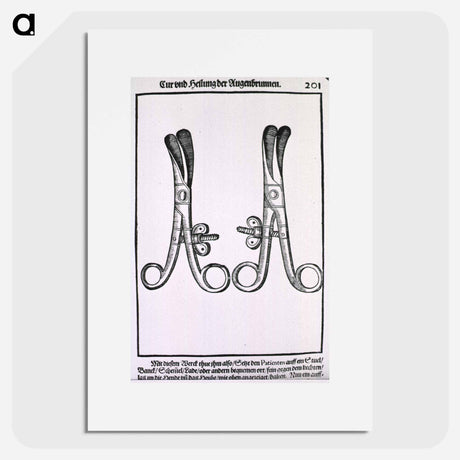 アートポスター-Eyelash Tweezers for Radical Extirpation of the Eyelashes
 - 国立医学図書館 Poster.