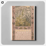 Kalenderblad september met konijnen - テオ ヴァン ホイテマ Canvas.