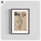 アートポスター-Ofusa Tokubei
 - 歌川 国貞 Poster.